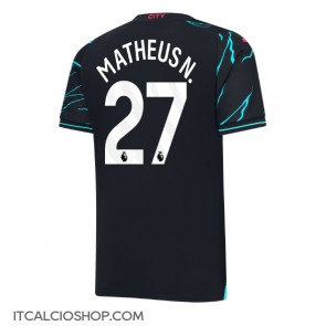 Manchester City Matheus Nunes #27 Terza Maglia 2023-24 Manica Corta